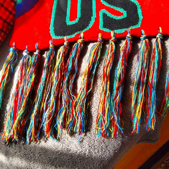 Zara "Trouble Makers US" Blanket Scarf/Wrap NEW - Picture 6 of 6